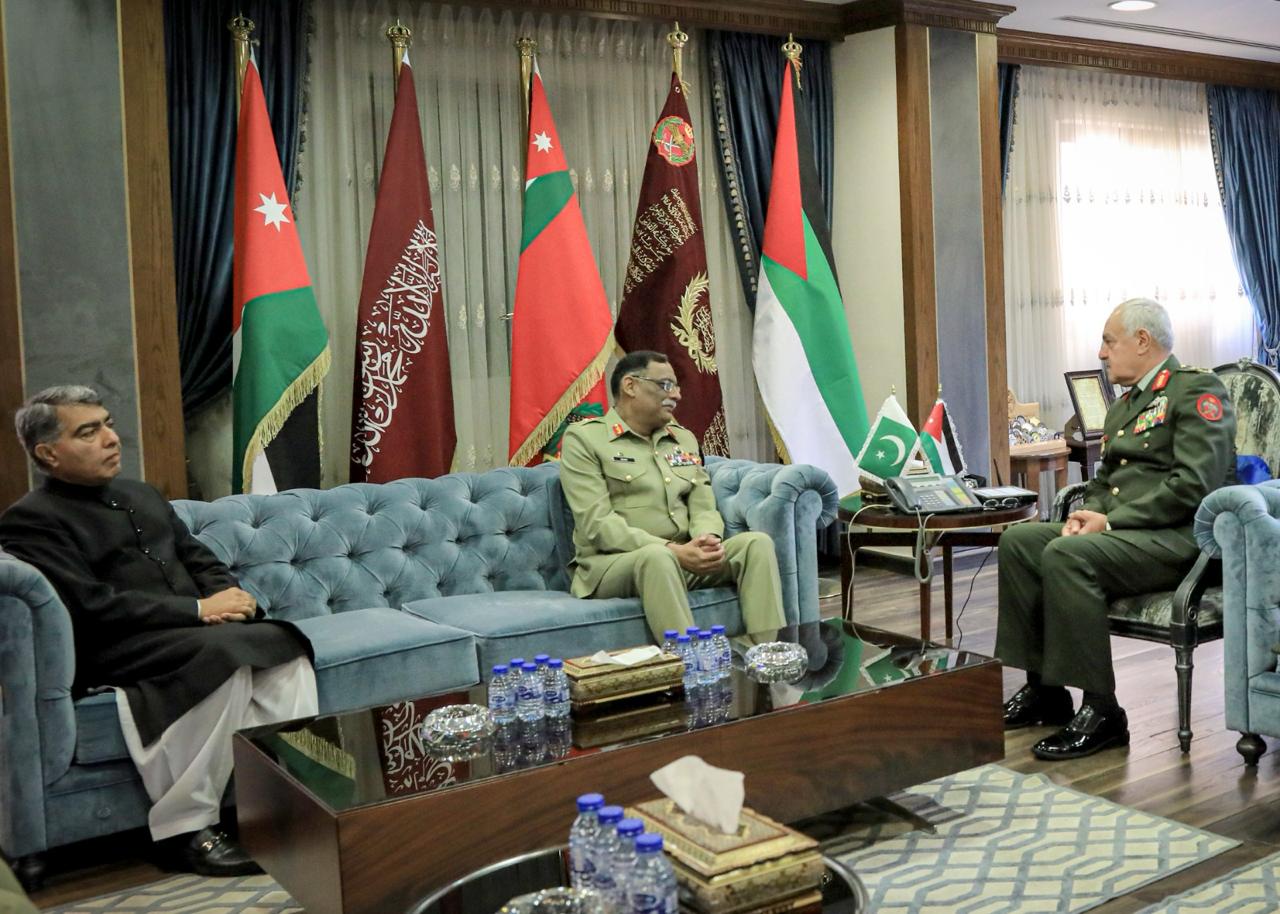Meeting with Chairman Joint Chief of Staff Jordan Army