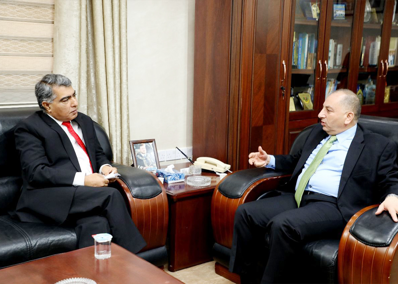 Meeting with President Albait University
