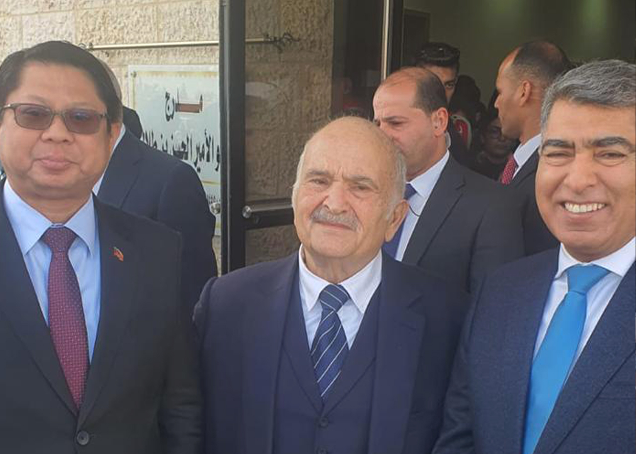 Pak Ambassdor With HRH Prince Hassan and Ambassador of Malaysia to Jordan